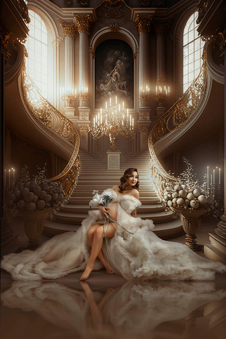 Castle Grand Staircase Gold Digital Download