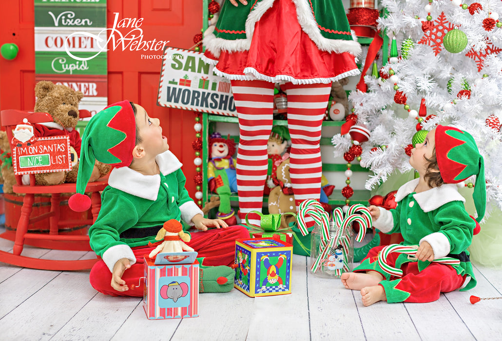 Elves Toy Room RED DOOR