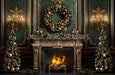 Emerald Glow and Elegance Fireplace (Fire) (JA)