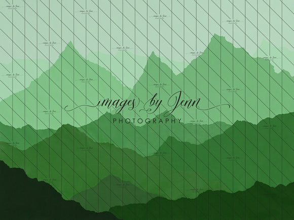 Emerald Silhouette Mountains (JG)