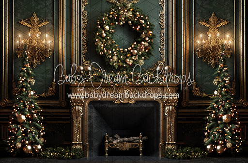 Emerald Glow and Elegance Fireplace (JA)