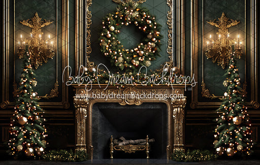 Emerald Glow and Elegance Fireplace (JA)