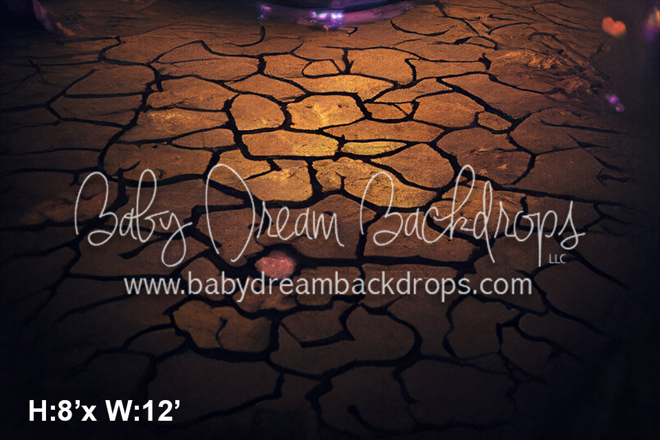 Enchanted Halloween Cottage Fabric Floor (SM)