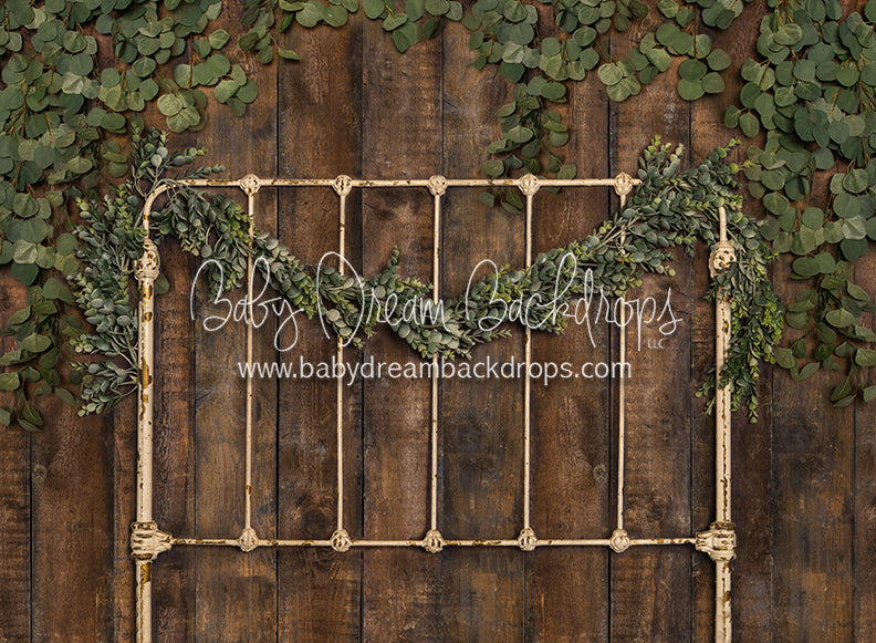 Eucalyptus Greens Headboard (Queen)