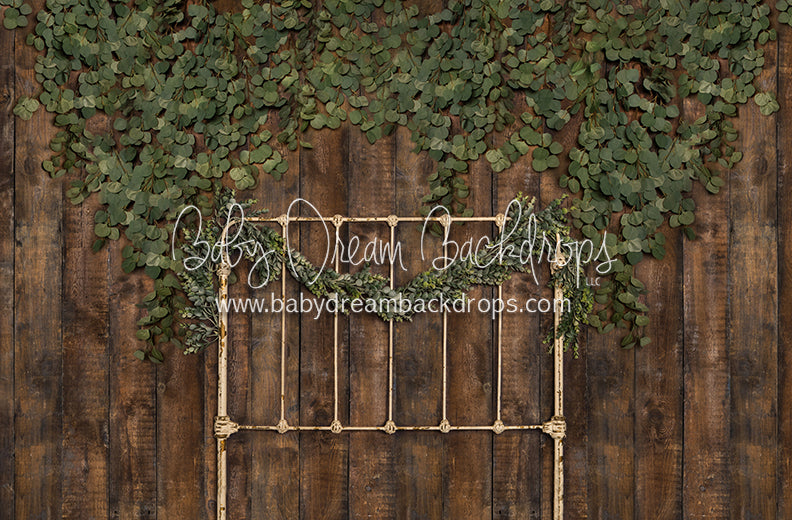 Eucalyptus Greens Headboard (Queen)