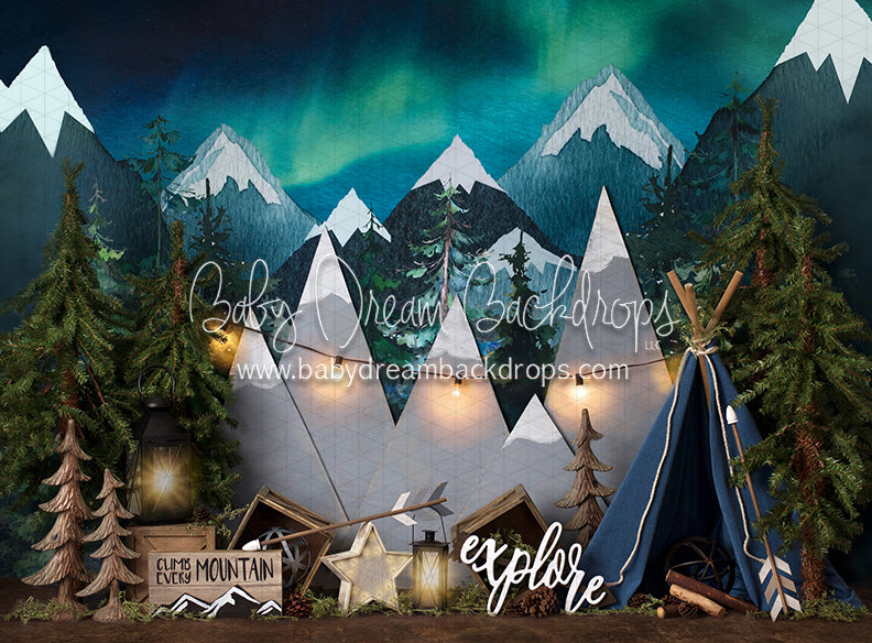 Evening Explorer String Lights – Baby Dream Backdrops