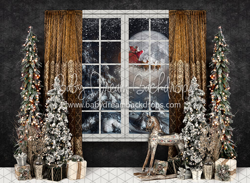 Evening Joy Country Moon Santa (JA)