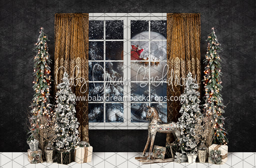 Evening Joy Country Moon Santa (JA)