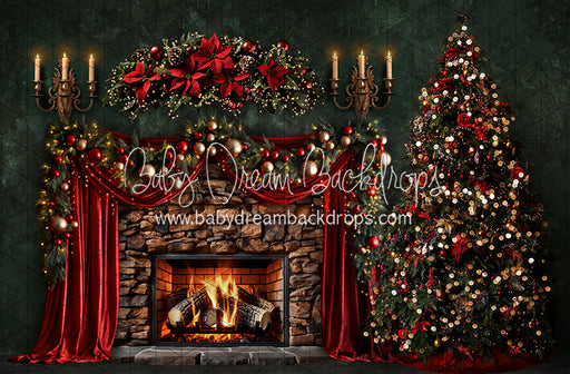 Fa La La Lavish Fireplace Tree (JA)