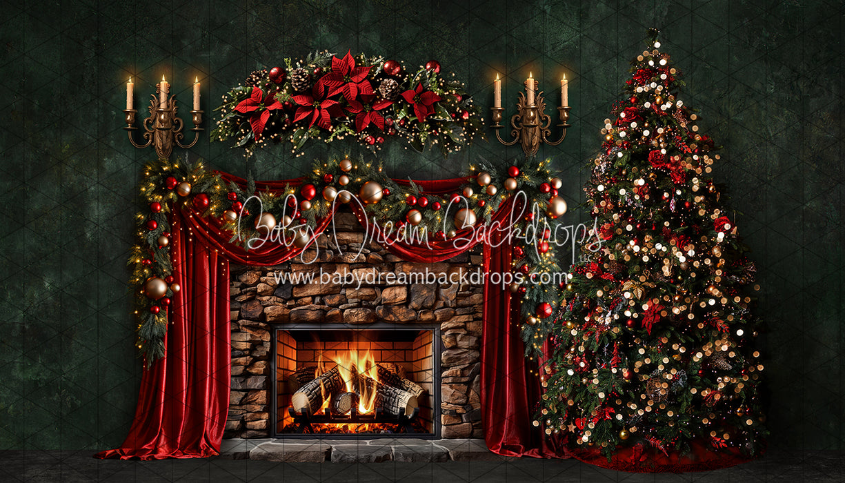 Fa La La Lavish Fireplace Tree (JA)