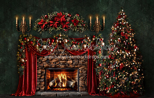 Fa La La Lavish Fireplace Tree (JA)