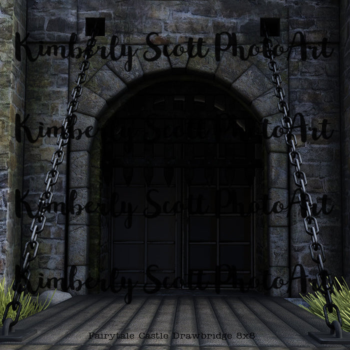 X Drop fairytale castle drawbridge