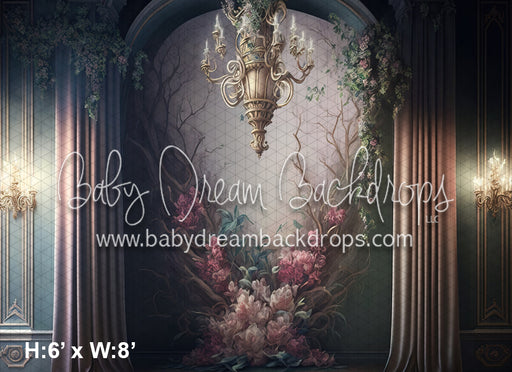 Fairytale Chandelier Flower Wall (MD)