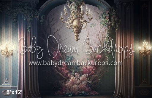 Fairytale Chandelier Flower Wall (MD)