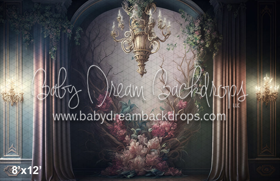 Fairytale Chandelier Flower Wall (MD)