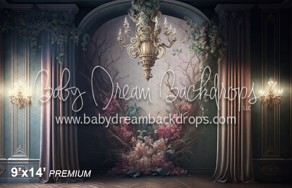 Fairytale Chandelier Flower Wall (MD)