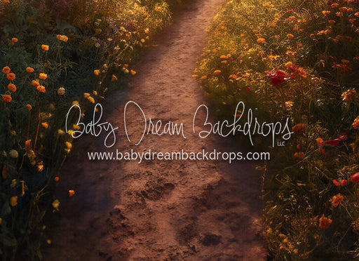 Fall Fairytail Path Fabric Floor (BD)