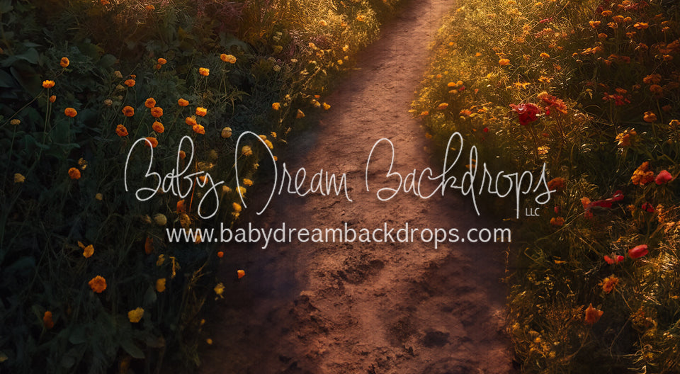 Fall Fairytail Path Fabric Floor (BD)