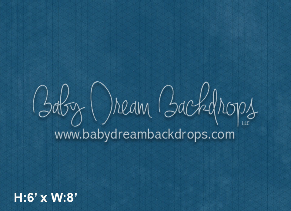 Fall Magnolia Blue Floor Fabric Drop