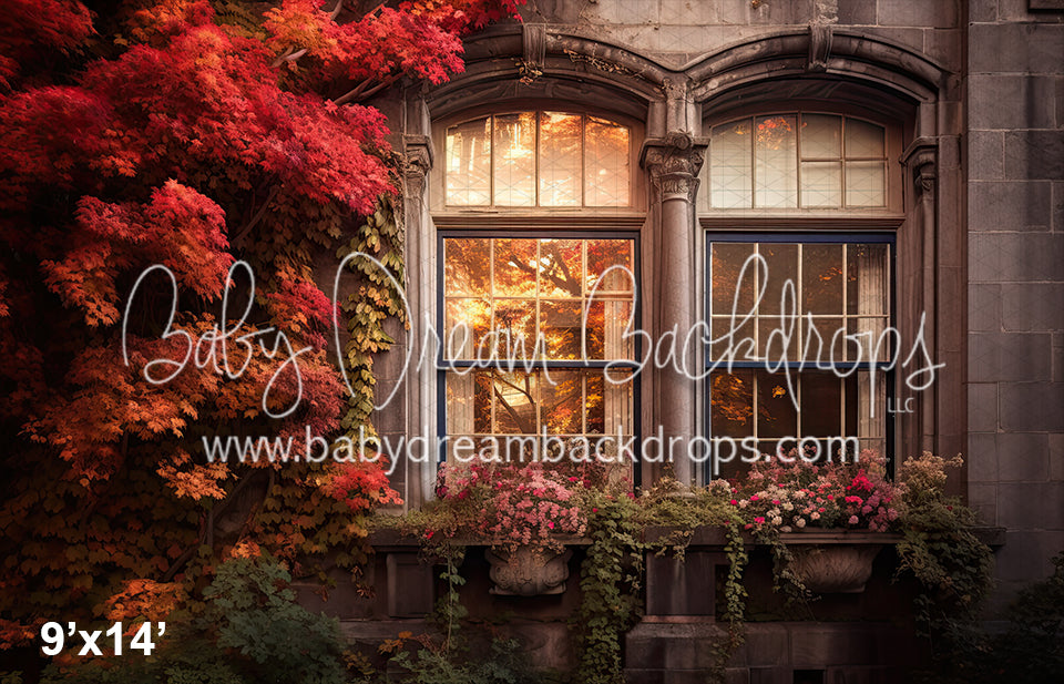 Fall Mansion Window Exterior 1 (SM)