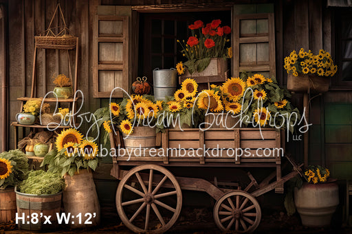 Fall Sunflower Stand (SM)