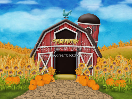 Fall Farm 60x80