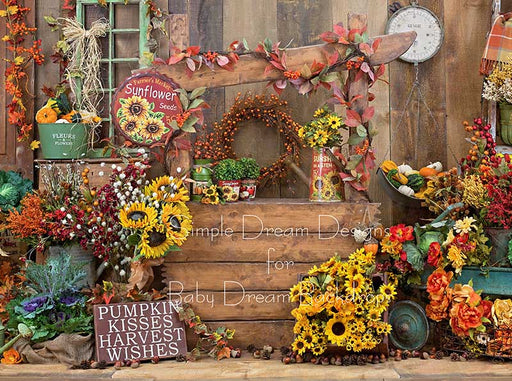 Fall Flower Stand 6x8 - SD  