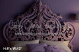 Fancy Headboard Purple (SM)