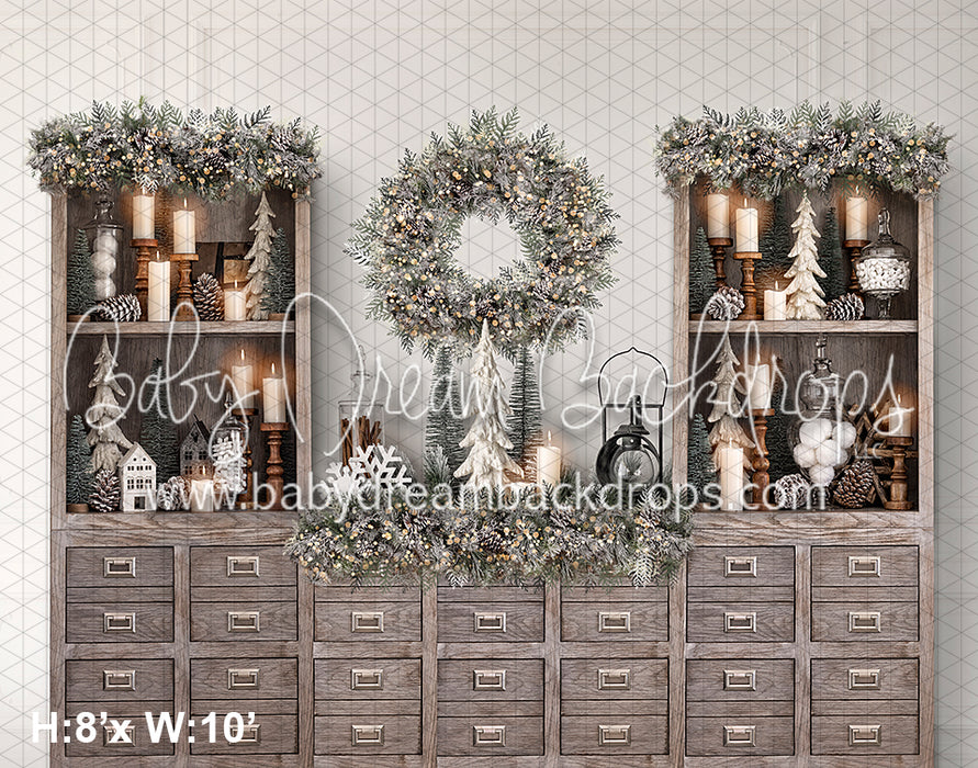 Farmhouse Christmas Hutch (VR)