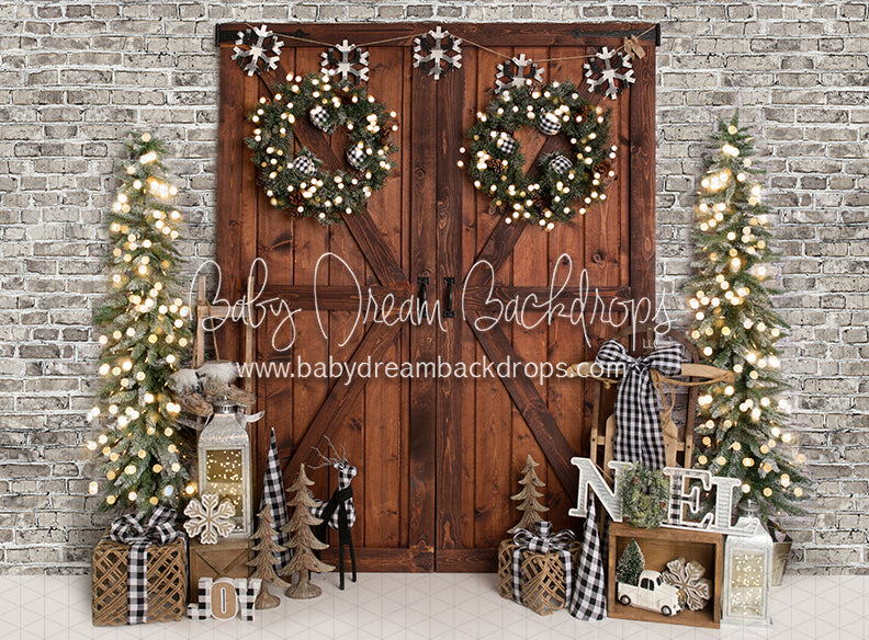 Farmhouse Jingle Plaid Lights