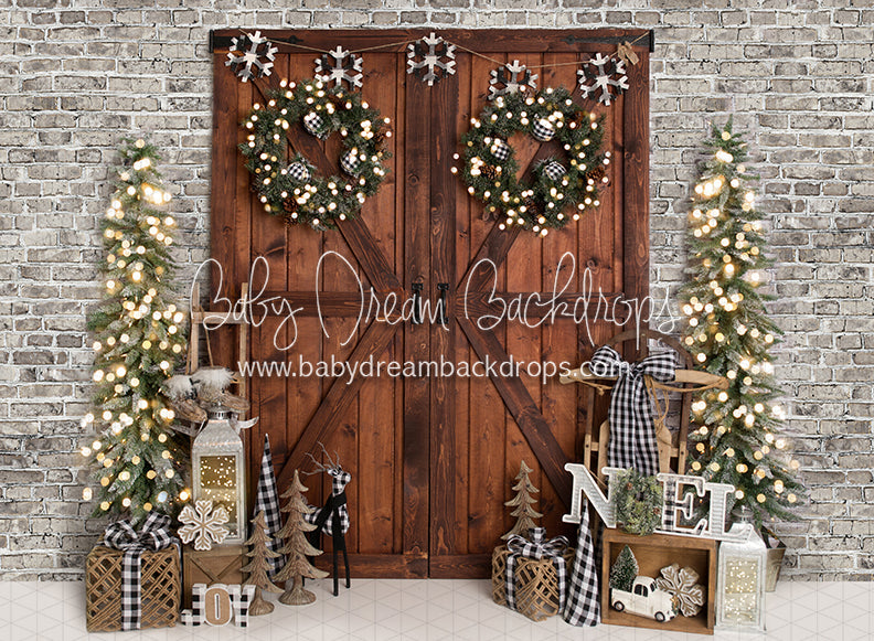 Farmhouse Jingle Plaid Lights