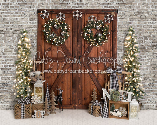 Farmhouse Jingle Plaid Lights