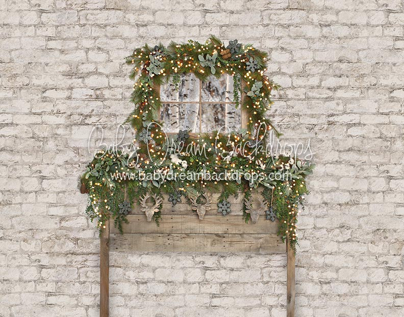 Farmhouse Holiday Headboard - 8x10 - JA 