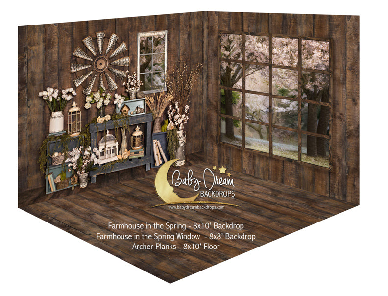 Farmhouse in the Spring and Farmhouse in the Spring Window