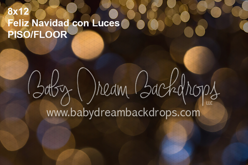 Feliz Navidad Con Luces Floor