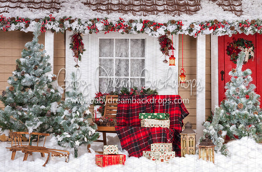 Festive Front Porch