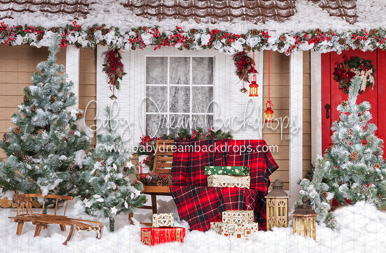 Festive Front Porch