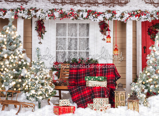 Festive Front Porch Lights