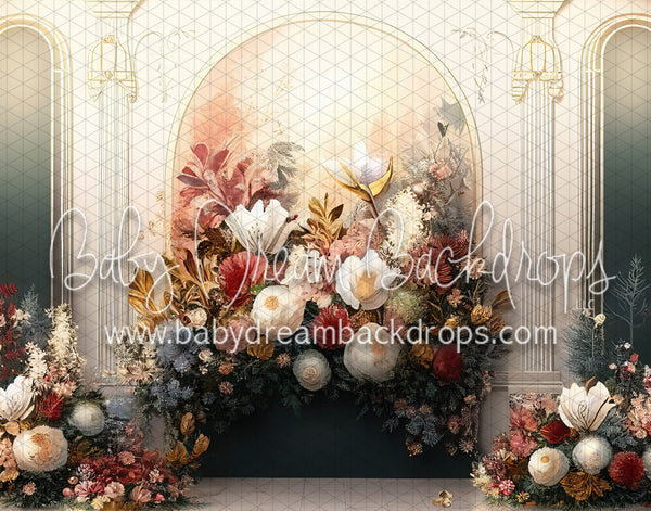 Fine Art Painted Christmas Florals (MD)