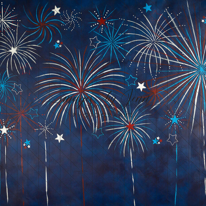 Fireworks in the sky