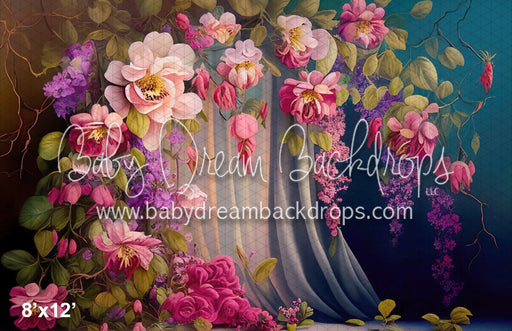 Fleurs Drapees Coloree (MD)