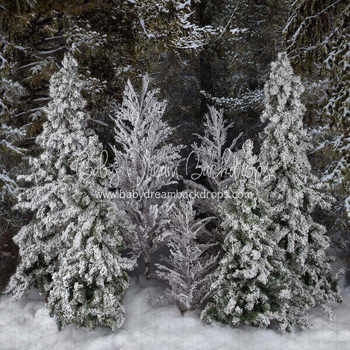 X Drop flocked forest