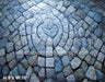 Cobblestone Blue Floor Fabric Drop (SM)