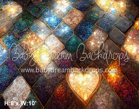 Enchanted Tiles Floor Fabric Drop (SM)