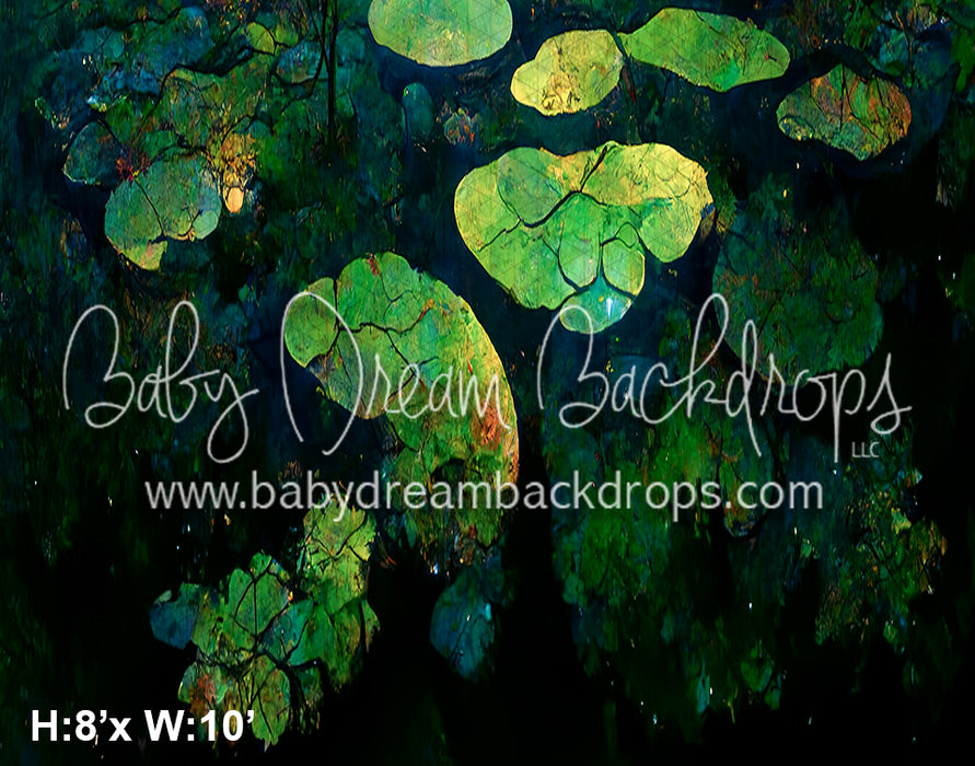 Lilly Pads Floor Fabric Drop (SM)