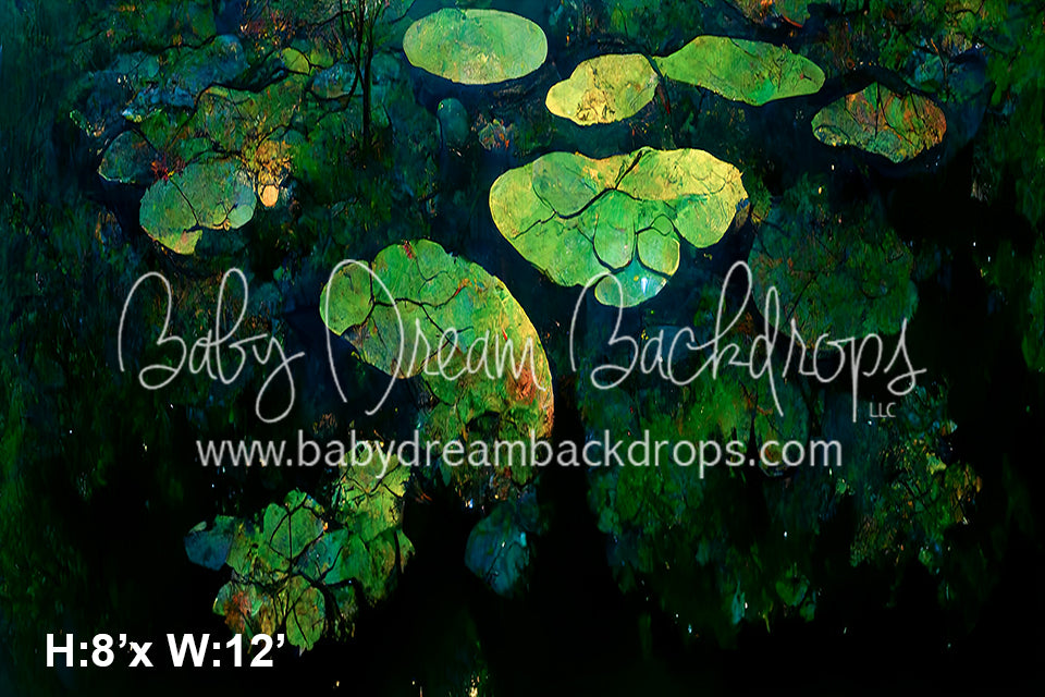 Lilly Pads Floor Fabric Drop (SM)