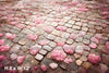 Pink Cobbles Floor Fabric Drop (SM)