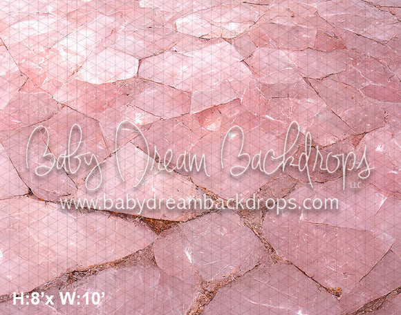 Pink Quartz Floor Fabric Drop (SM)