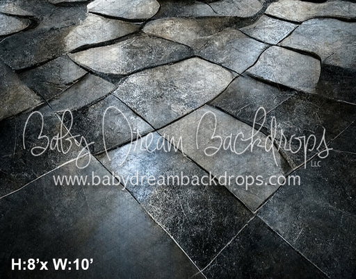 Slate Grey Floor Fabric Drop (SM)