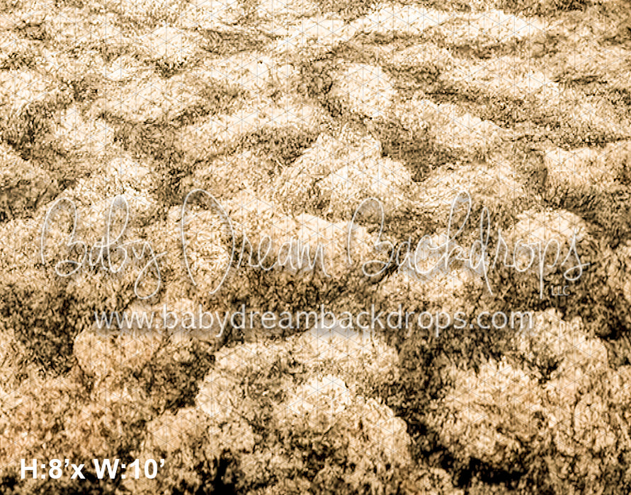 Turf Gold Floor Fabric Drop (SM)